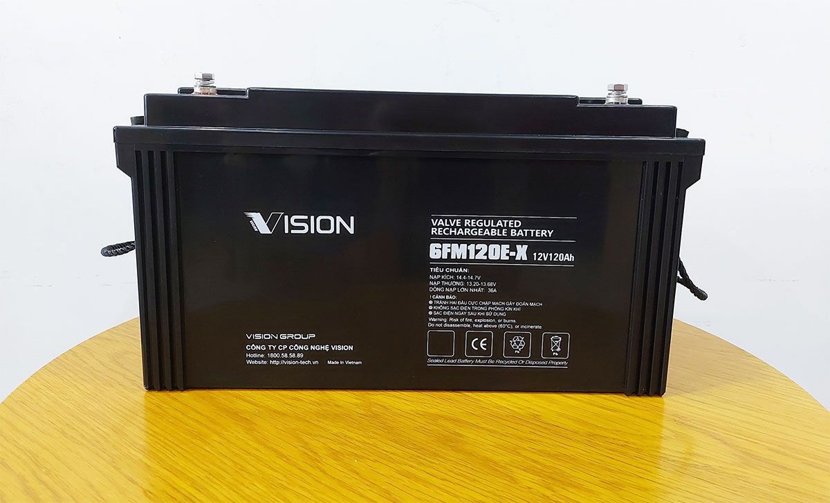 Vision là thương hiệu ắc quy được sử dụng rộng rãi tại hơn 100 quốc gia.
