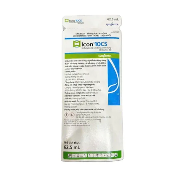 Thuốc diệt muỗi Icon 10CS NK Bỉ gói 63ml